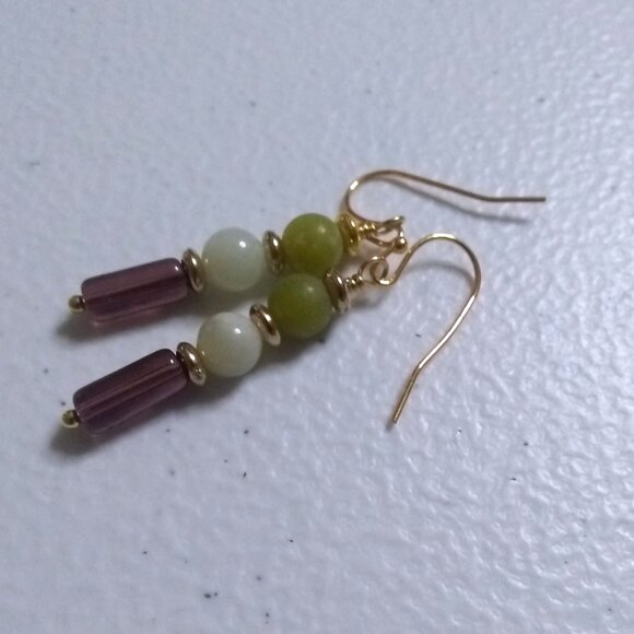 ๐๐๐ 3/$25!!! Lightweight ~ Slim ~ Slender ~ Boho Beaded Fall Dangle Earrings - Picture 4 of 7
